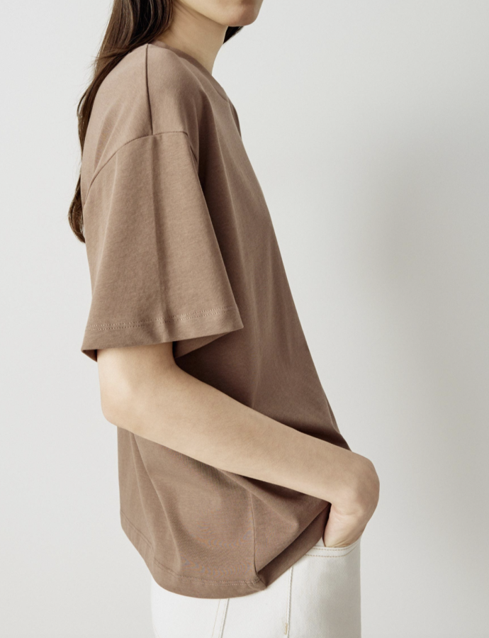 SL6808010217 Շապիկ կիսաթև  KATE OVERSIZE FIT